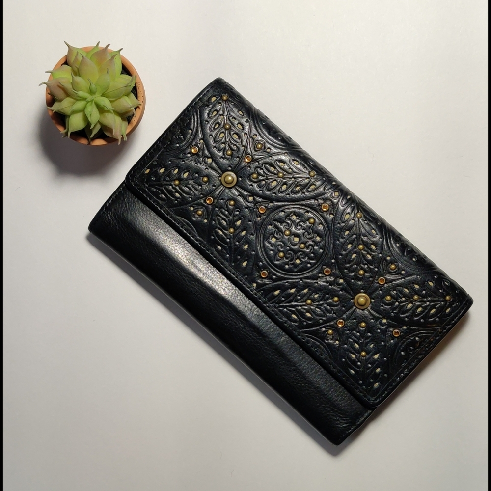 Genuine Leather Trifold Wallet